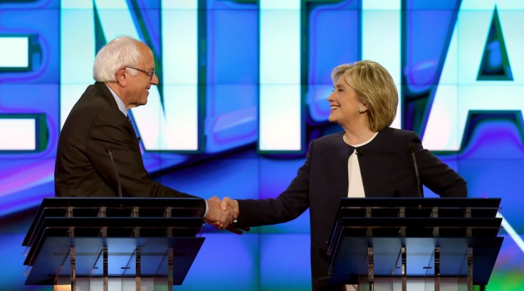 Democratic Presidential Candidates Hold First Debate In Las Vegas