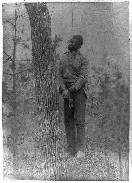 George Meadows, 1889. Murderer & Rapist, Lynched on Scene of His Last Crime. Jefferson County, Alabama, January 15, 1889. Library of Congress, Prints and Photographs Division