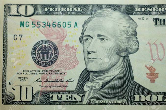 Ten dollar bill